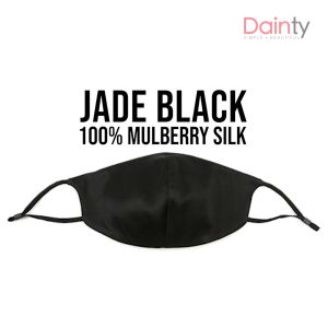 Mulberry Silk Face Mask with Filter - Breathable Soft Reusable Washable Nose Wire Premium Elegant Design for Women Men | Dainty