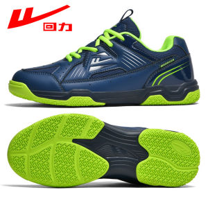 Warrior Badminton Shoes Mens Womens Breathable Anti-slip Shock Absorption Tennis Training Shoes Lightweight Sports Sneakers