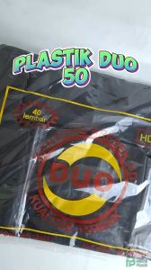 Kantong Plastik Duo Lebar 50 Kresek Packing 40 pcs