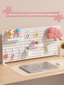 QINFEI | Clip-on Desk Organizer No Drilling Shelf Accessories