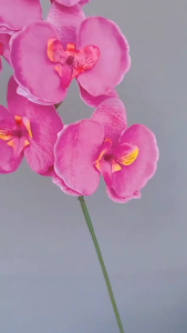 1Pcs 8 Heads Artificial Phalaenopsis Artificial Butterfly Orchid Home Decor Wedding Centerpieces