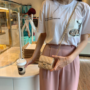 Mini Crossbody Bag Womens Handbag Winter High-End Sensation Lion Ling Autumn Winter Chain Bag Fashionable Compact Size PU Leather