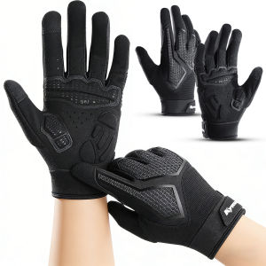 Long Finger Non-Slip Shock-Absorbing Cycling Gloves Spring And Summer MenS Breathable Sunscreen Touch Screen Riding Gloves