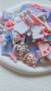 ผู้น่ารัก 3D คละแบบ 10 ชิ้น รอบเทียบคลาสสีดื่ม อุปกรณ์ ตกแต่ง งาน DIY แต่งเคสโทรศัพท์ งานฝีมืออื่นๆ - JT Garden B032