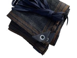 Anti UV 90% Sun Shade Net: Black & Brown Outdoor Garden Net