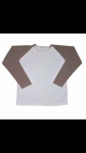 Basic Raglan Long Sleeves Waffles Fabric For Men Sizes XS-2XL