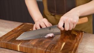 XINZUO 6 Inch Honesuki Knife 67 Lapisan Tangan Ditempa Pisau Dapur Baja Damaskus Baja Profesional Sangat Tajam Pegangan Segi Delapan Kayu Zaitun