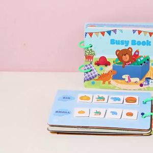 Bevavar Busy Book Dan Velcro Buku Aktivitas Bayi Buku Belajar Anak Mainan Edukasi Quiet Book