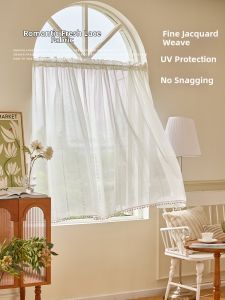 French Elegance Lace Curtain Semi-Translucent