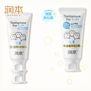 RUNBEN | Kem Đánh Răng Chứa Fluoride cho Trẻ 3-12 Tuổi Chống Sâu Răng và Chống Đường