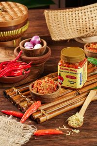 SAMBEL DONG - Sambal Teri Less Oil Botol 220 Gram Isi Lebih Banyak & Minyaknya Sedikit