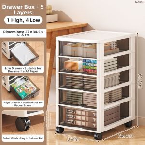 JIAJIESHI | Drawers Floor Document Storage Cabinet A4 Documents