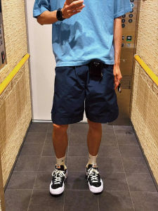 Quick Dry Nylon Shorts Mens Summer Sports American Running below Knee 4 Beach Pants Loose Fit mid Low Waist Casual Pants