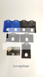 Tempat Id Card Case Plastik Potrait per 3 pcs