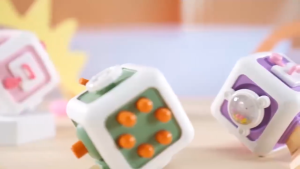 Montessori Toys Activity Busy Cube Sensory Toys for Toddlers Travel Toys Educational Learning Toys Birthday Gift