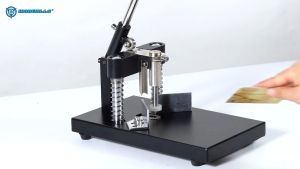 TM R6 R10 Commercial Paper Corner Rounder Industrial Punch Cutter Machine with Paper Holding Device Metal Heavy Duty 30mm Thickness for Office Business Factory