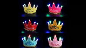 ที่คาดผมมงกุฎเจ้าหญิงมีไฟ Led กระพริบสําหรับปาร์ตี้วันเกิด คาดผมตกแต่งปาร์ตี้วันเกิดหนูๆ น่ารักสุดๆ/JT.Lifestyle