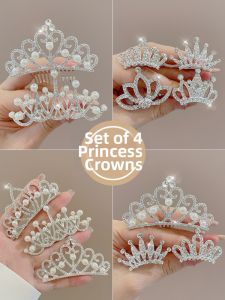 PINK EMPRESS | High End Princess Crown Hairpin Comb for Children