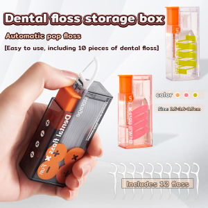 Seeko Portable Dental Floss Box Automatically Pops Out Dental Floss