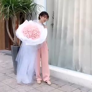 Kain Tile Polos Halus 15 Meter Kain Tulle untuk Souvenir Dekorasi Seserahan ROLL12