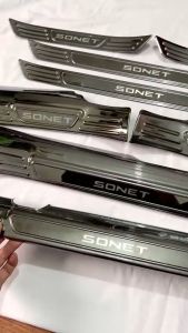 Ốp Bậc Cửa nẹp Bước Chân Xe KIA Sonet 2022-2023 Mẫu Titan Cao Cấp