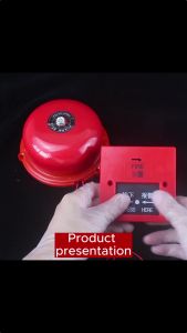 Fire Alarm Bell 4"/6"/8"/10"/With Manual Switch Home Safe Mall Office Fire Fighting Alarm 220V