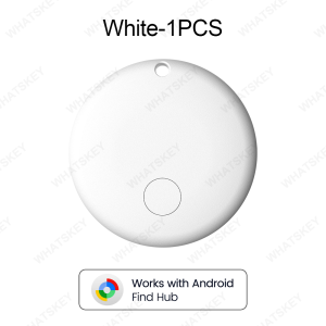 Thiết Bị Định Vị GPS Mini Cho Thú Cưng Chìa Khóa Ô Tô Và Xe Đạp - Tương Thích Với Google Find My Android Airtag Chống Nước Chống Trộm