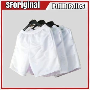 COD dapat 3pcs celana pendek putih polos celana santai dan olahraga