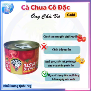 [1Hộp 70g]  Sốt Cà Chua Cô Đặc Gold Thương Hiệu Ông Chà Và