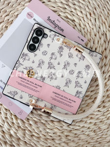 Spring New Arrival Cheenergy Phone Case for Samsung ZFold6 Flip Cover Style Womens Full Protection Screen Protector Anti-Fall Leather Case