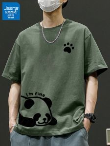 Jeanswest | Cotton Chinese Trend Panda American Style Men T Shirt