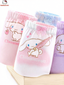 Hello Kitty | Quần Lót Cho Bé Gái Chống Khuẩn Thoáng Khí 4 Cái
