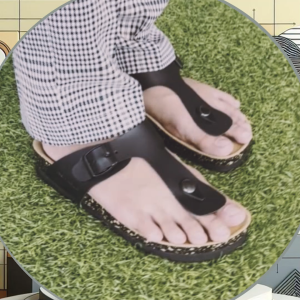 Inovable Sandal Casual Pria Wanita | Ringan Nyaman & Anti Slip - Natan Black