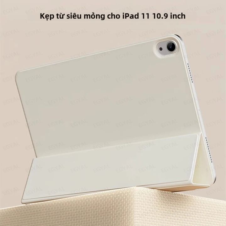 Ốp Thông Minh Cho iPad Pro 11/10.9 Air 5 M2 2022 - Bao Da PU Trị Gấp Siêu Mỏng Từ Tính Có Bảo Vệ Kẹp Cho iPad Thế Hệ Thứ 10