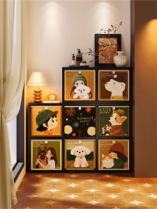 Meisda Medieval Style Bookshelf Floor Standing Steel Combination Kallek Cabinet One Piece Home Furniture Storage Cabinet