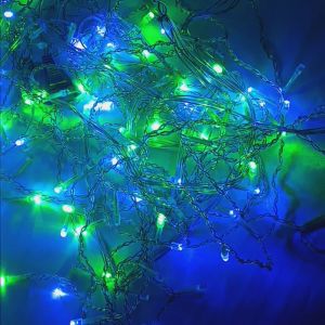 Lampu Tumblr LED Hias Natal Tirai 3 Meter/Lampu Dekorasi Twinkle Light Colorful