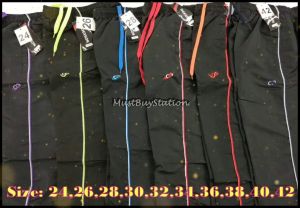 MBS 100101 School Track Suit Sport Pants Kids - Teenager (Size 24 - 42) Seluar Sukan Sekolah Rendah -Sekolah Menengah
