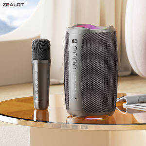 Loa Bluetooth Di Động Zealot S61M Tích Hợp Máy Karaoke Với Micro Không Dây 5.3 Quà Tặng Gia Đình Hát Karaoke Tại Nhà Vỏ Nhựa Chống Nước