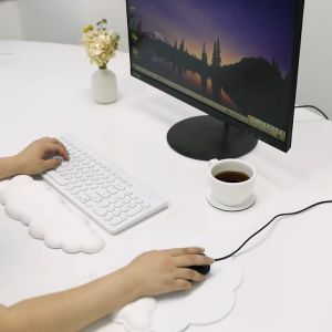 Keyboard Hand Rest Cloud Keyboard Mouse Wrist Pad Keyboard Wrist Pad Keyboard Wrist Rest Wrist Support  键盘鼠标配件 手腕休息垫