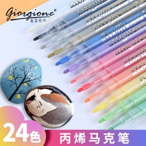 Giorgione 12/18/24/36/48/60 Colors Acrylic Paints Marker Pens set 1mm Markers Pen set