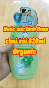 Nước rửa bình sữa cho bé nước rửa bình sữa Dnee  bịch 600ml chai 600ml nước súc bình núm vú không Paraben xuất xứ Thái Lan