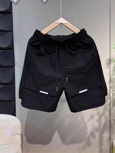 Quần Short Nam Mùa Hè Thường Ngày Màu Trơn Thời Trang Đa Năng Phong Cách Bãi Biển Quần Short Nam Cạp Vừa Thoáng Khí Nhanh Khô