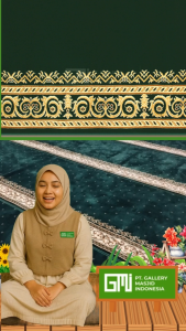 PT. GMI - Karpet Mesjid Meteran Tebal 15mm GRAND MOSQUE Warna Hijau / Merah / Sajadah Masjid - MTR