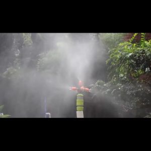 Béc Phun Sương 5 Hướng Màu Cam Nối Lỗ 6 Ly Tưới Lan Lám Mát Sân Vườn