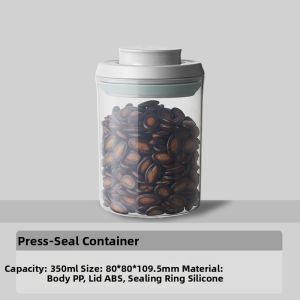 Ankou | Sealed Nuts Storage Container Airtight Mothproof Transparent