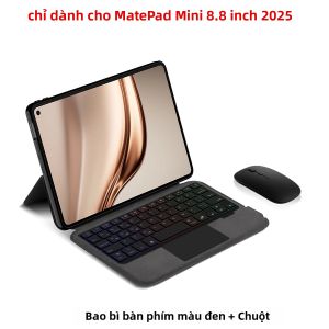 AJIUYU | Ốp Bàn Phím Có Đèn Nền Magic Cho Máy Tính Bảng Huawei MatePad Mini 8.8 MLR-AL00 AL10 Kiểu Dáng Doanh Nhân Chống Sốc Có Đèn Nền