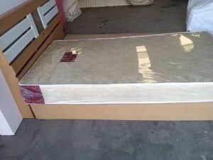 SK2 ที่นอนคุณภาพ หนา 8 นิ้ว สปริง 2.3 มม พิเศษ ส่งฟรี น้ำหนักเบา สปริง สุขภาพเชี่ยวชาญ น้ำมันสบายรับประกันจากโรงงาน