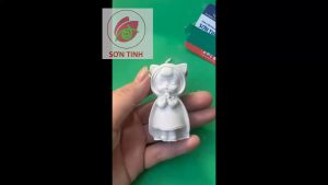 Tượng tô màu Thạch Cao Em bé cầu nguyện B84 Mini cao 6cm (Không kèm màu vẽ) trò chơi trẻ em