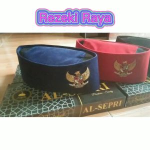 PECI SONGKOK KOPIAH LAMBANG GARUDA TINGGI 9 CM
