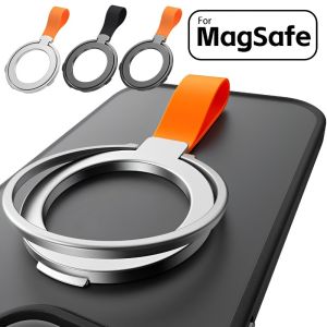 1PCS Foldable Phone Holder Magnetic Finger Ring Cell Stand For Magsafe iPhone 16 15 14 13 12 Pro Max Desktop Smartphone Bracket